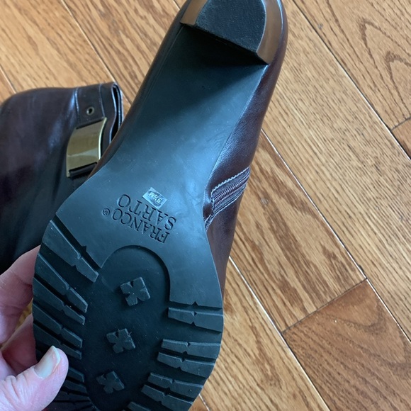 Franco Sarto Women’s 9.5 Brown Ankle Boots - Picture 4 of 8